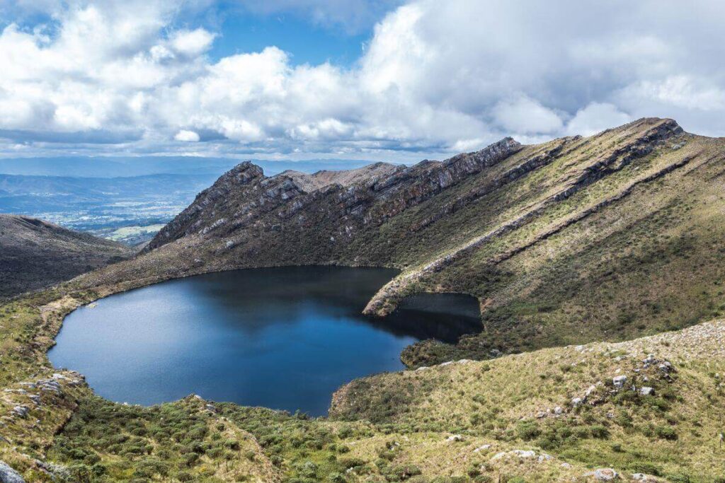 Laguna dentro del Parque Nacional Natural Chingaza