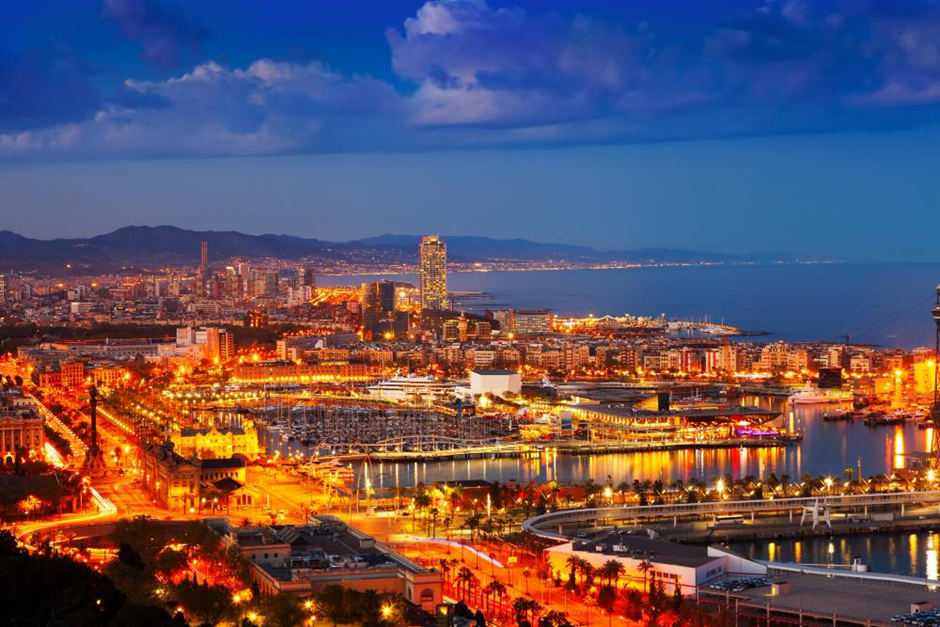 Vista aérea de la ciudad de España