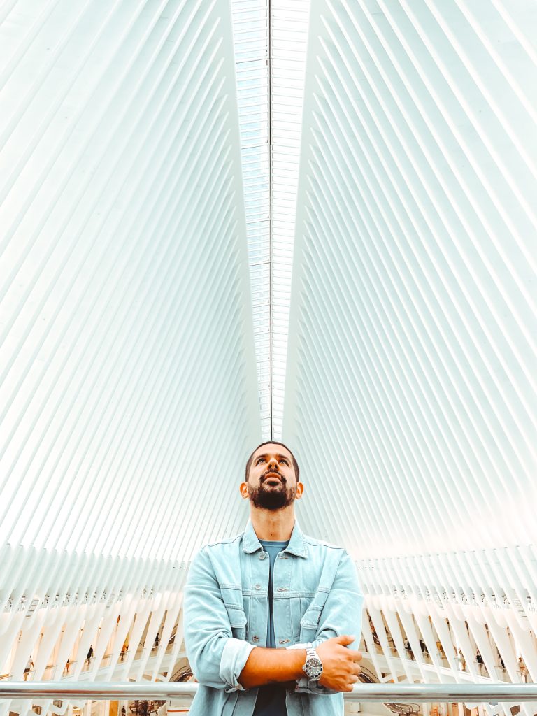 Hombre en One world trade center - New York